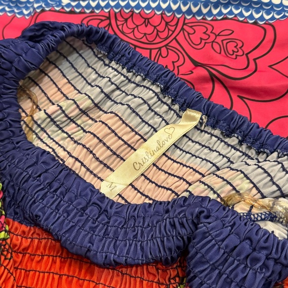 Cristinalove Multicolor Bohemian Smocked Dress - Picture 9 of 10